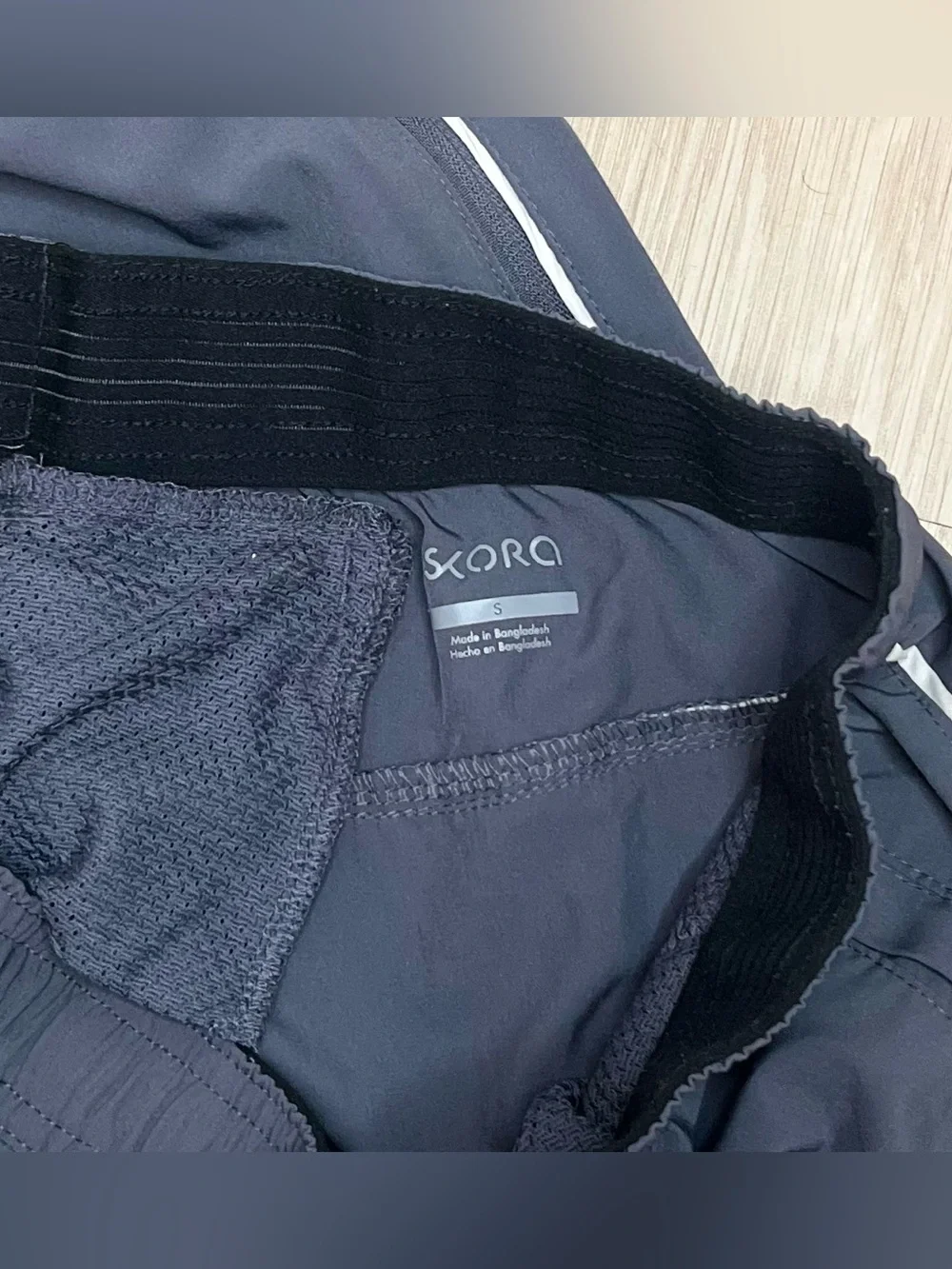 Skora Grey Jogger Pants with White Piping - Casual Athletic Style